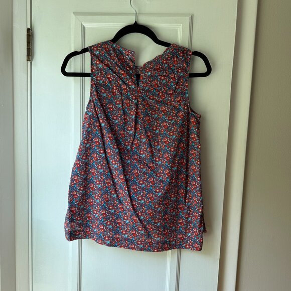 J. CREW Liberty Fabric Sleeveless Tank Shirt - Picture 3 of 3